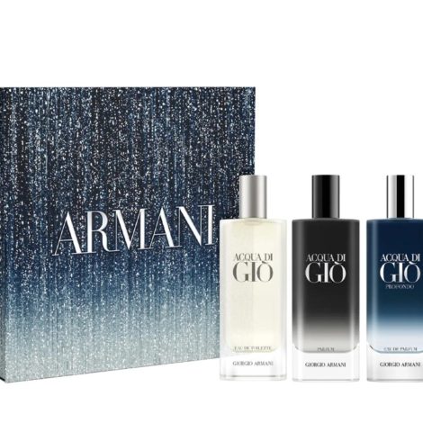 Inicio set perfume aqua di gio edt hombre 15ml+ parfum 15ml+ profondo edp 15ml giorgio armani