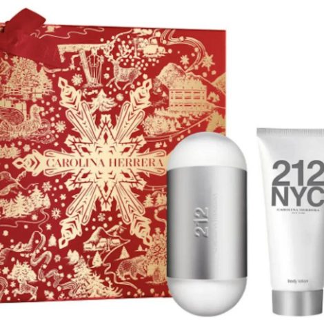 Inicio set de perfume 212 nyc edt mujer 100 ml + loción corporal hidratante 100 ml + edt 10 ml
