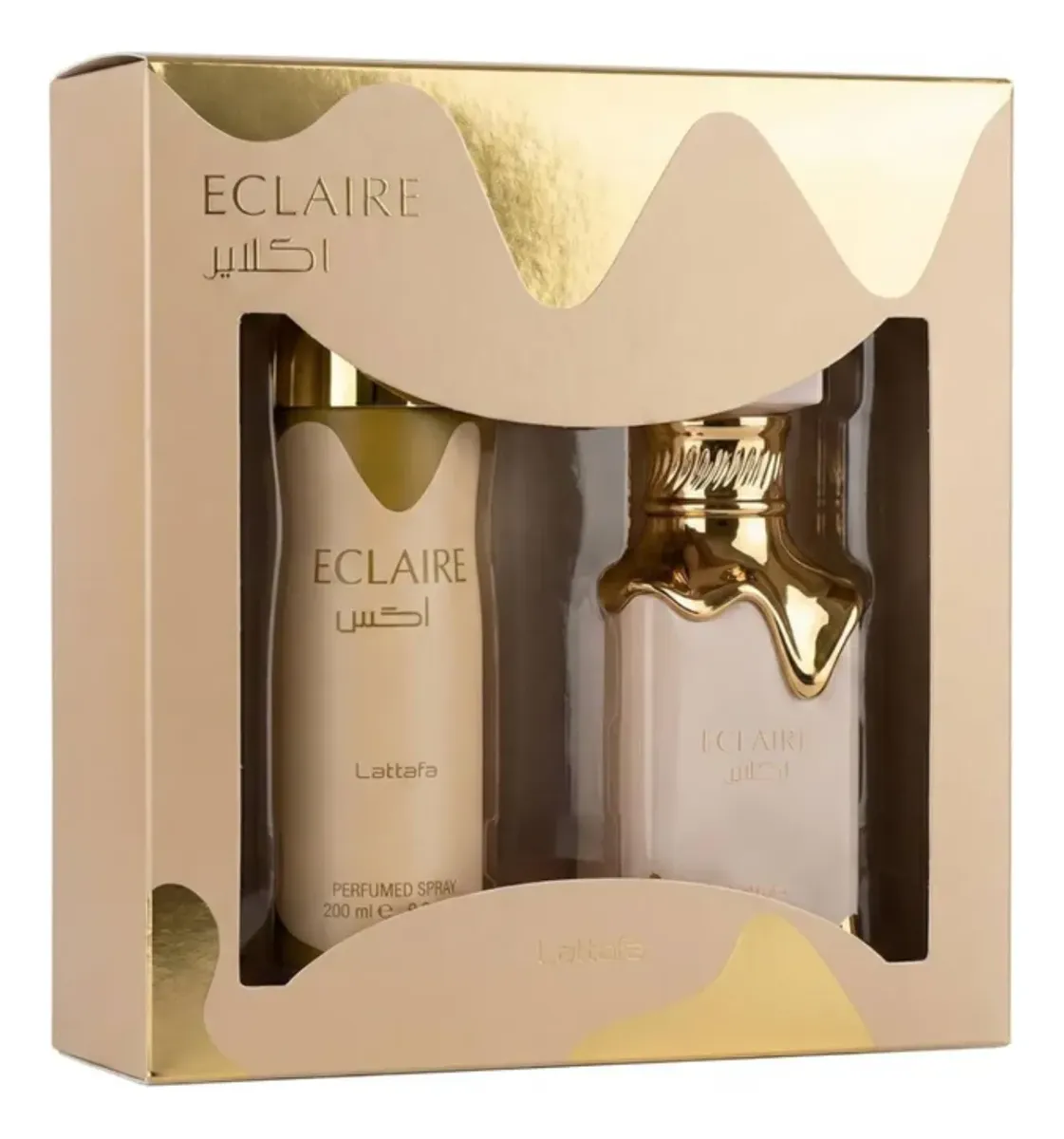 lattafa set eclaire edp 100 ml + perfume spray 200 ml lattafa set eclaire edp 100 ml + perfume spray 200 ml