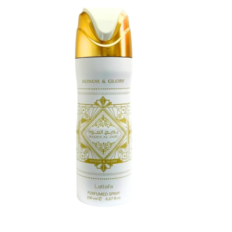 lattafa badee al oud honor & glory deodorant body spray 200 ml